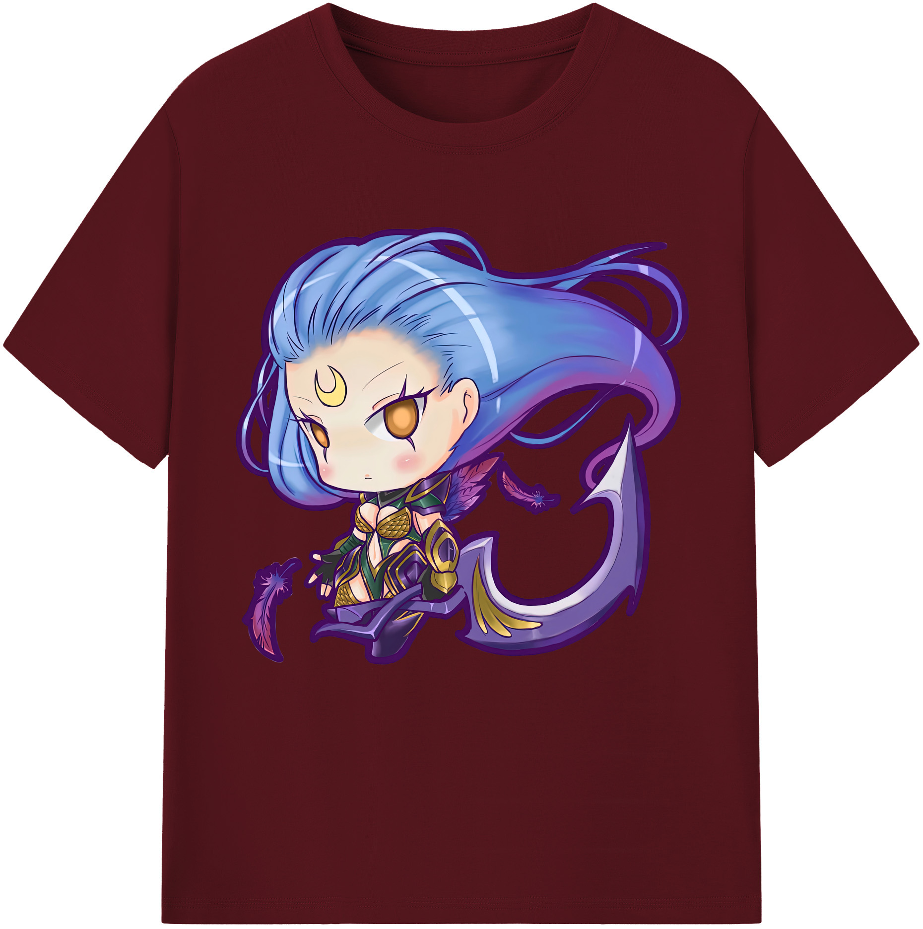 （画像用） リーグ・オブ・レジェンド League of Legends LOL 綿100％半袖Tシャツ（フロントプリント）